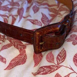 Brighton Rich Brown Leather Belt